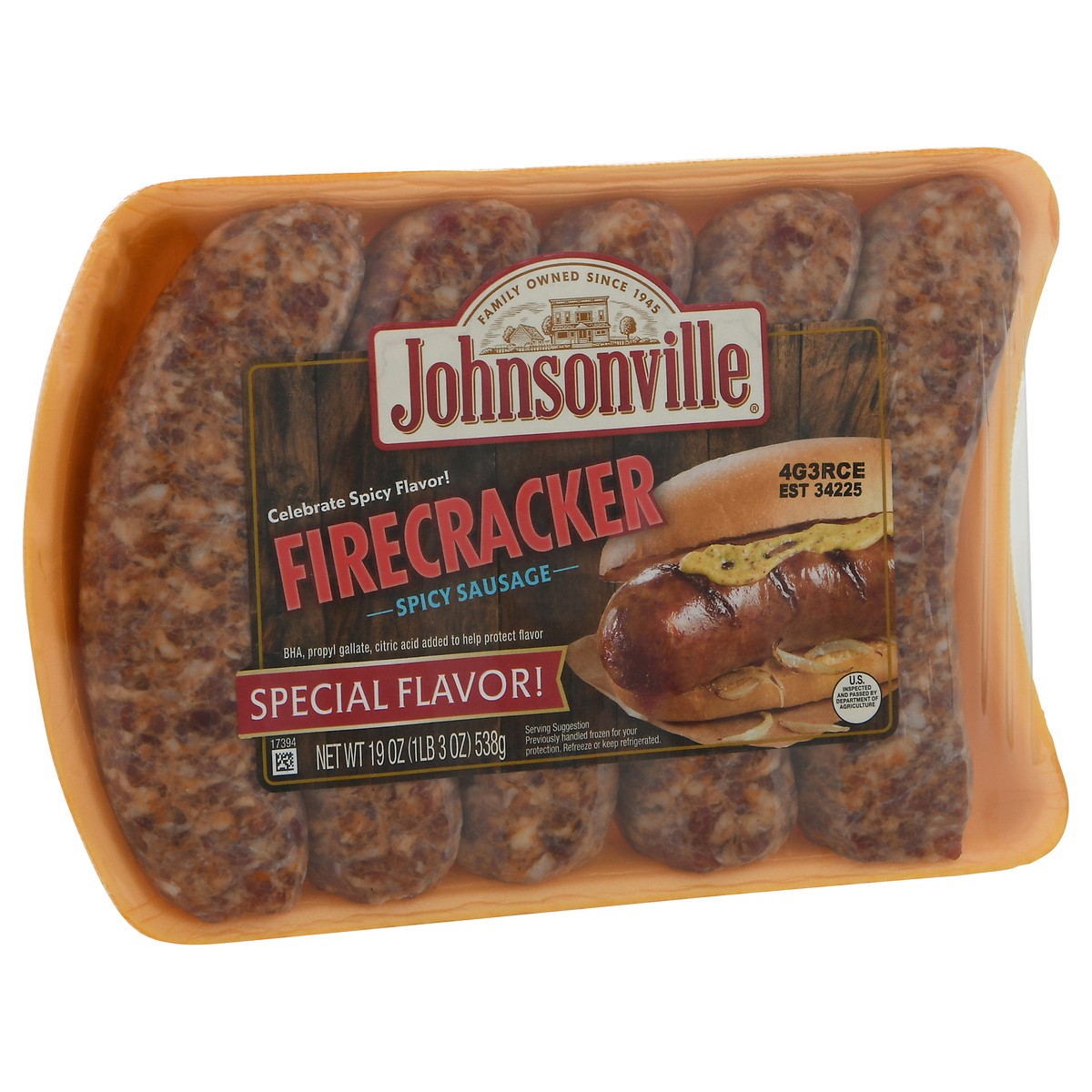 slide 8 of 9, Johnsonville Spicy Firecracker Sausage 19 oz, 19 oz