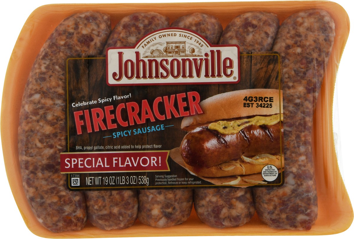 slide 9 of 9, Johnsonville Spicy Firecracker Sausage 19 oz, 19 oz