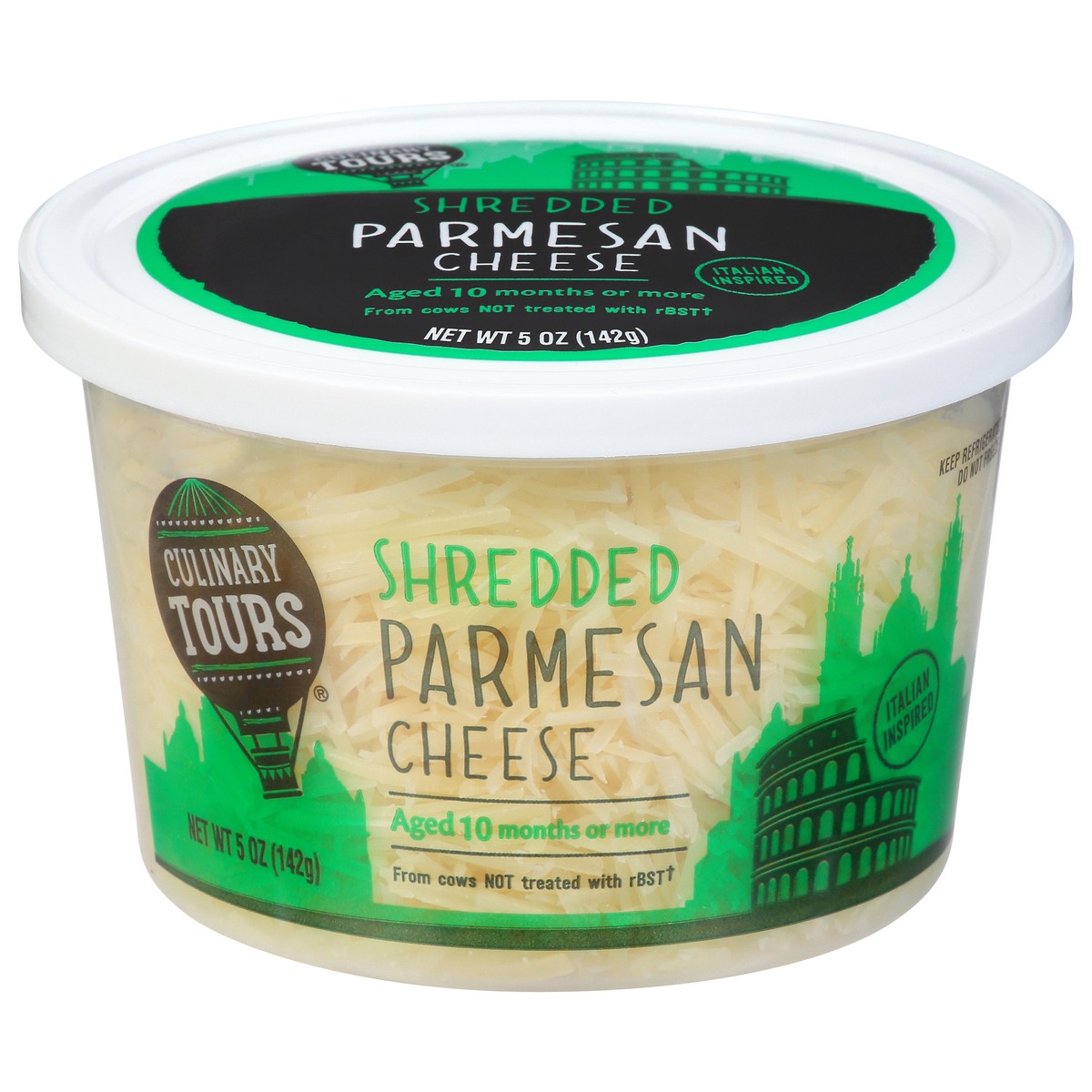 slide 13 of 13, Culinary Tours Parmesan Shred Cup, 5 oz