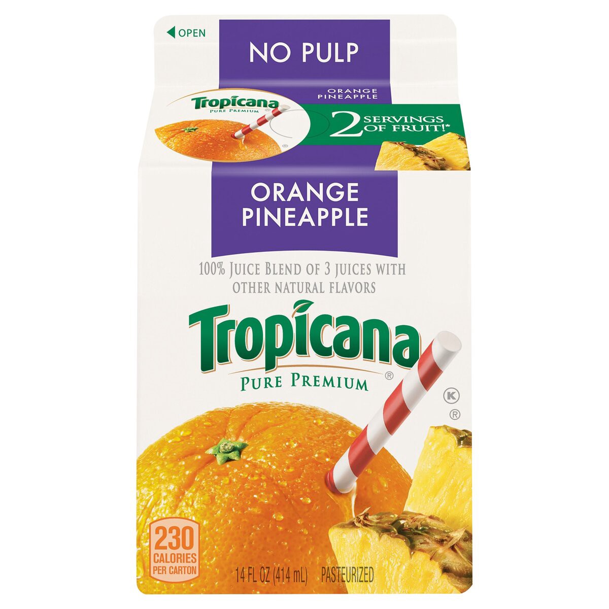 slide 1 of 9, Tropicana Juice Blend - 14 oz, 14 oz