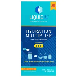 Liquid I.V. Hydration Multiplier Golden Cherry Electrolyte Drink Mix 10 - 0.56 oz Stick Packs
