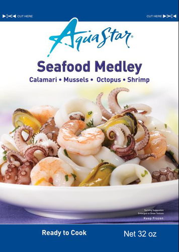 slide 1 of 1, Aqua Star Seafood Medley, 32 oz