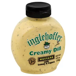 Inglehoffer Creamy Dill Mustard with Lemon & Capers 9.75 oz