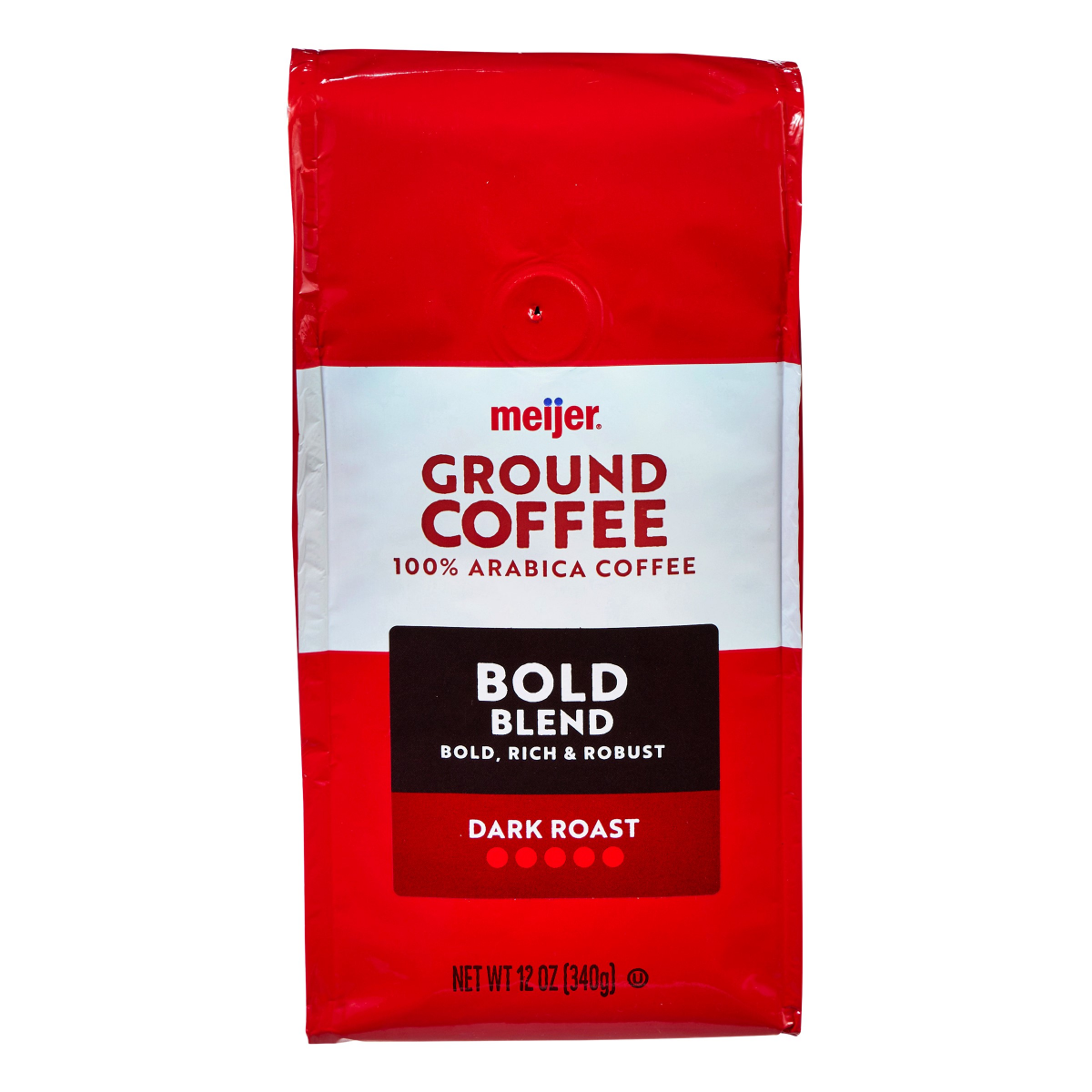 slide 1 of 5, Meijer French Dark Roast Ground Coffee - 12 oz, 12 oz