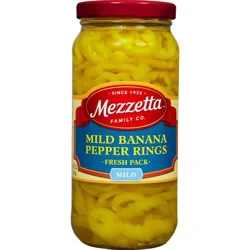 Mezzetta Mild Banana Pepper Rings, 16 fl oz