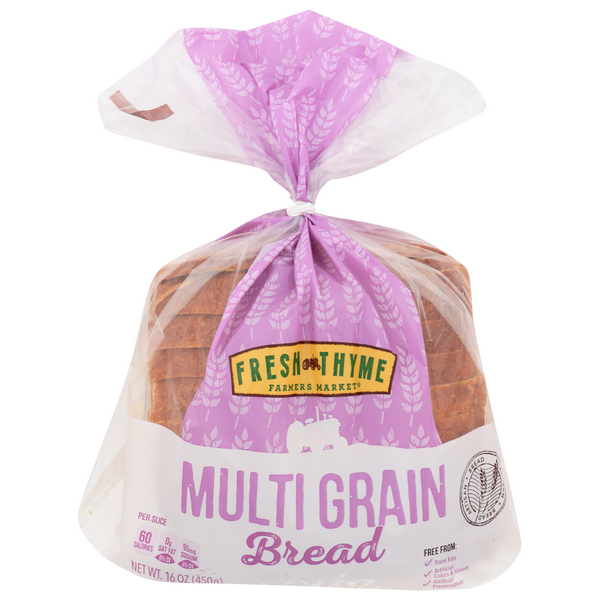 slide 1 of 1, Fresh Thyme Multigrain Bread, 16 oz