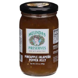 Melinda's Pineapple Jalapeno Pepper Jelly Preserves 15.5 oz
