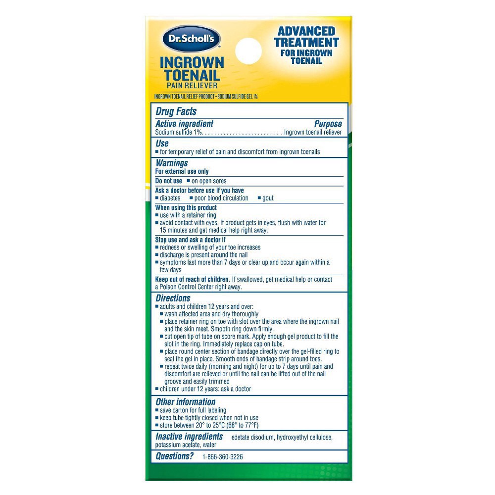 slide 4 of 9, Dr. Scholl's Ingrown Toenail Pain Reliever 1 oz, 1 oz