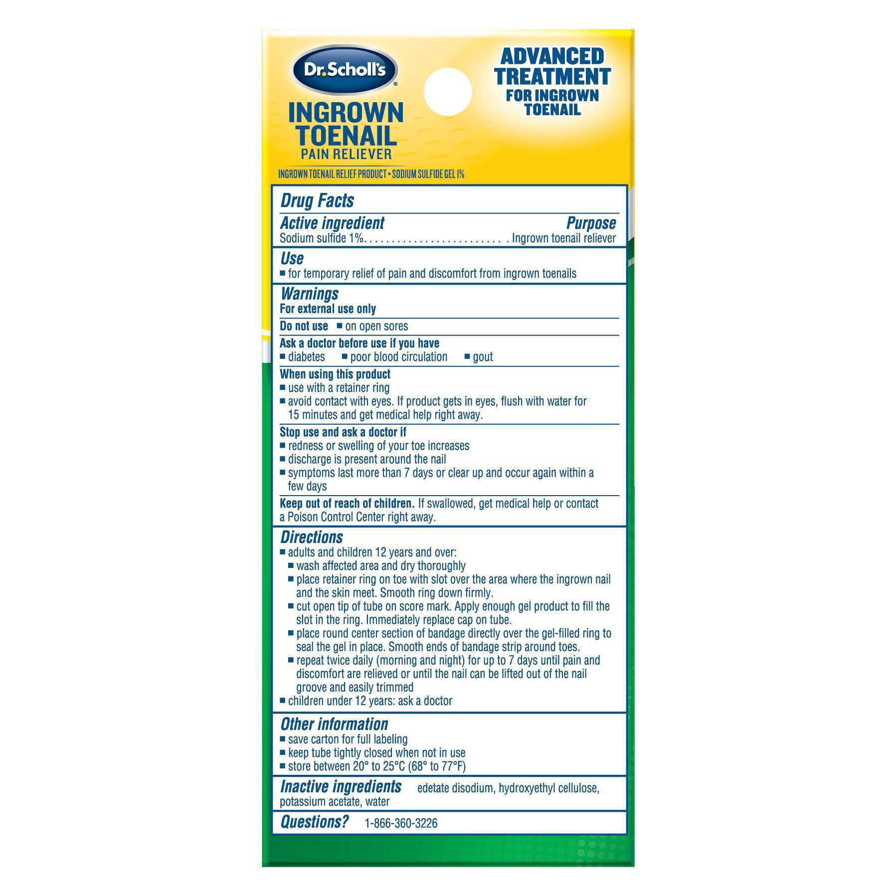 slide 6 of 9, Dr. Scholl's Ingrown Toenail Pain Reliever 1 oz, 1 oz