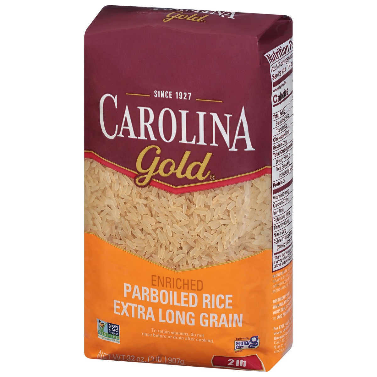 slide 4 of 9, Carolina Gold Parboiled Rice, 32 oz