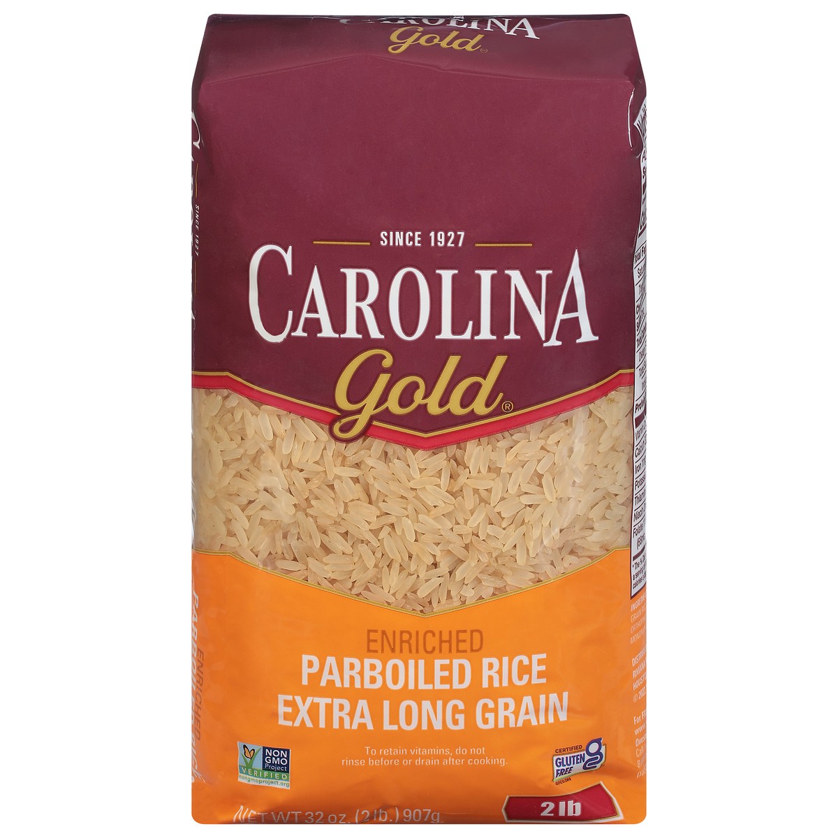 slide 1 of 9, Carolina Gold Parboiled Rice, 32 oz