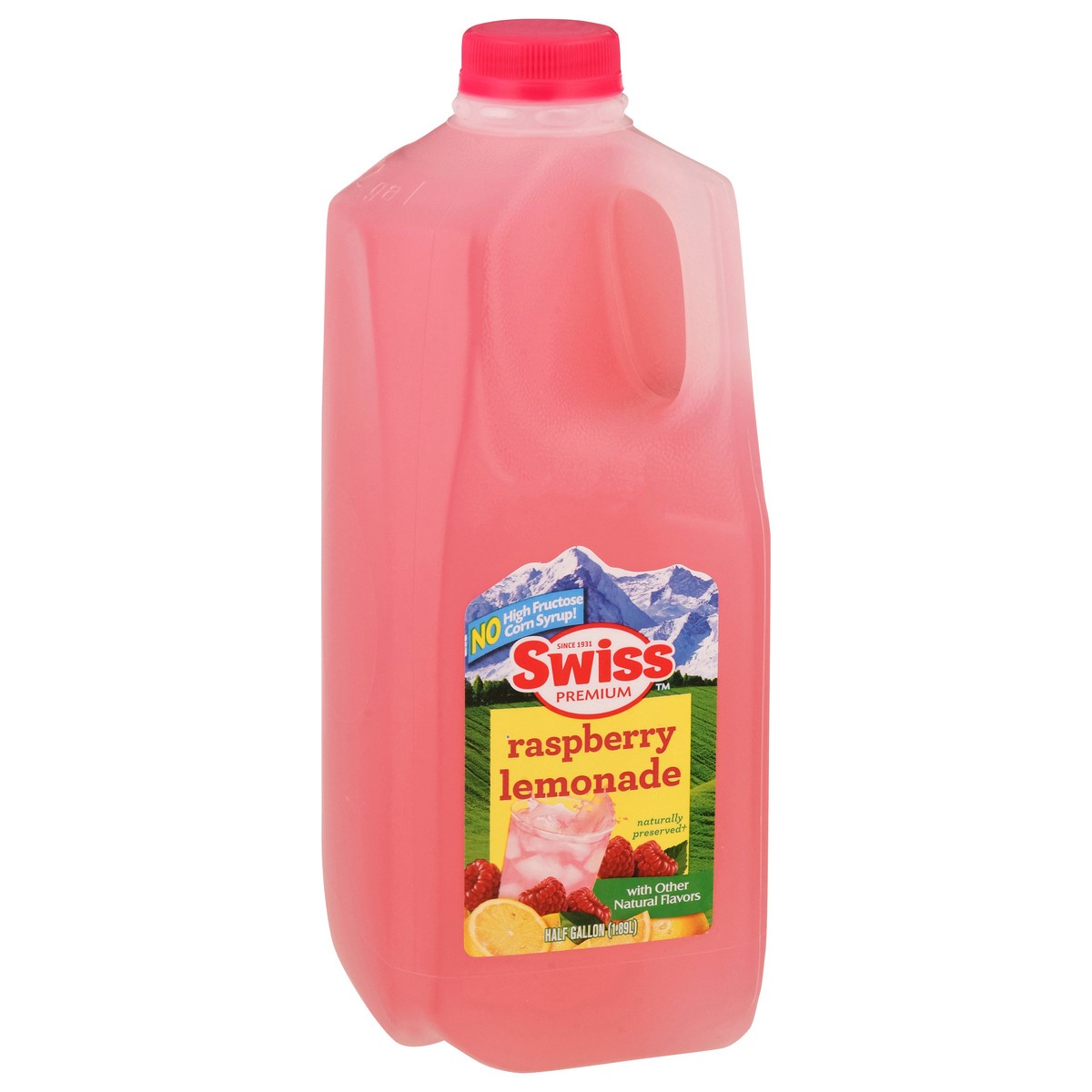 slide 9 of 13, Swiss Premium Raspberry Lemonade - 1/2 gal, 1/2 gal
