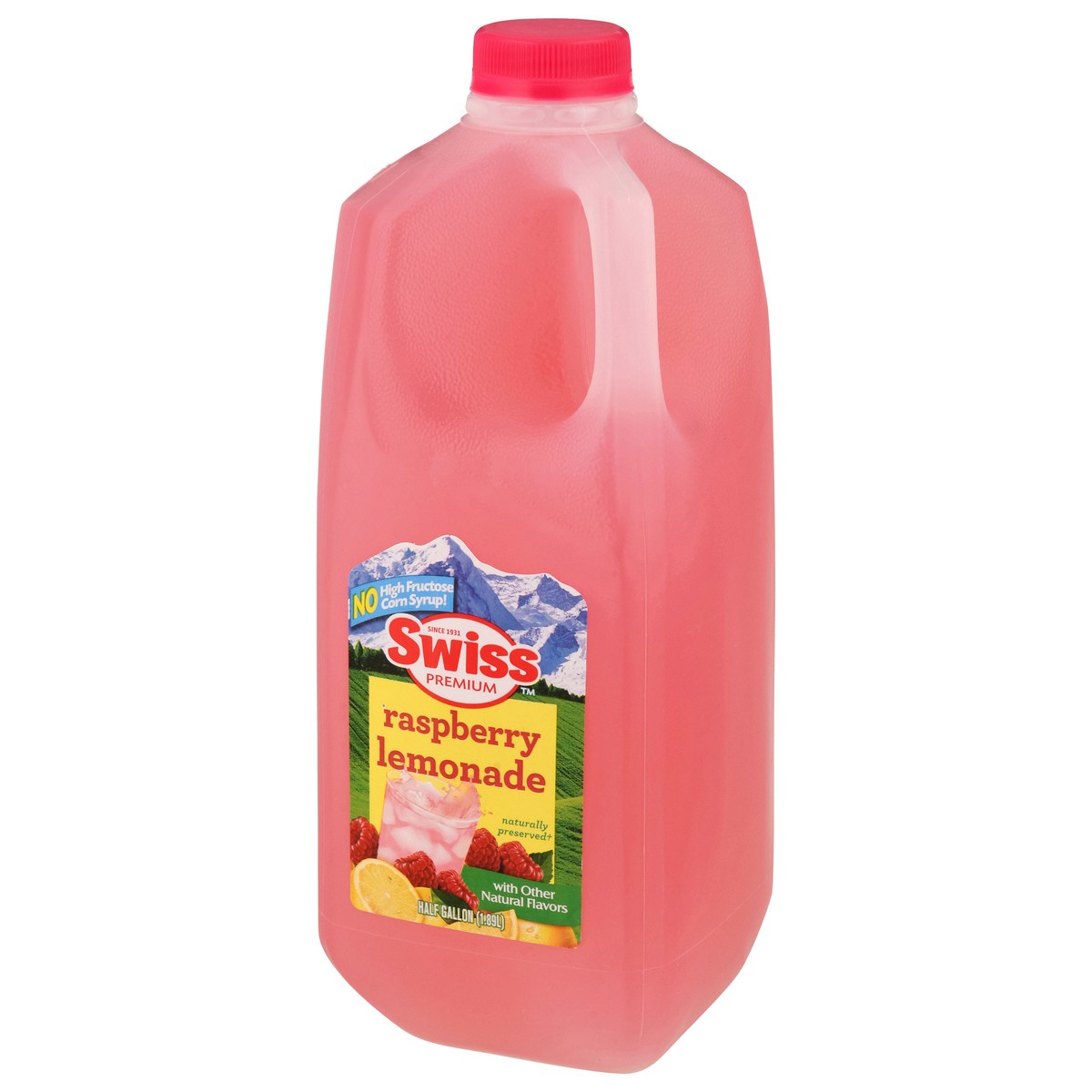 slide 3 of 13, Swiss Premium Raspberry Lemonade - 1/2 gal, 1/2 gal