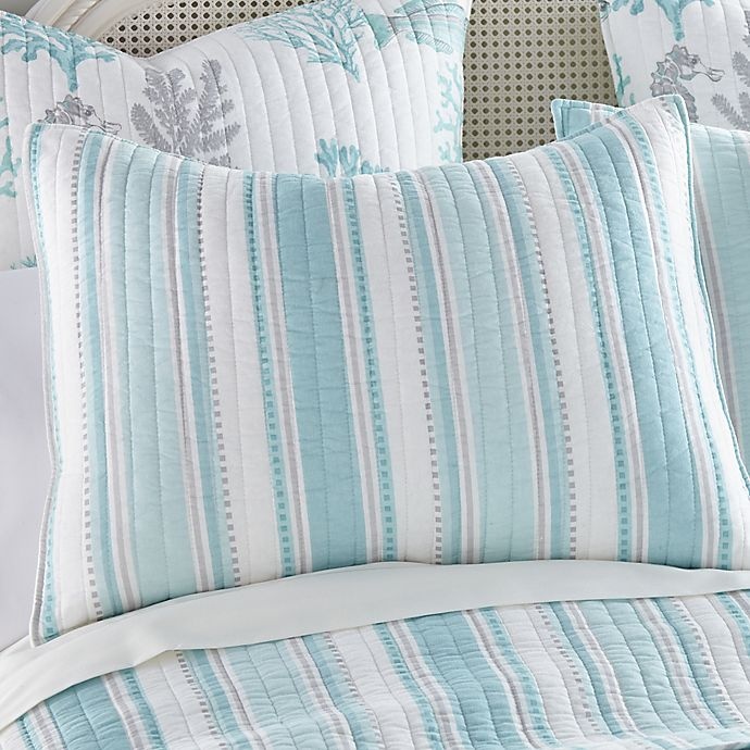 slide 2 of 3, Levtex Home Cape Coral King Quilt Set - Teal, 3 ct