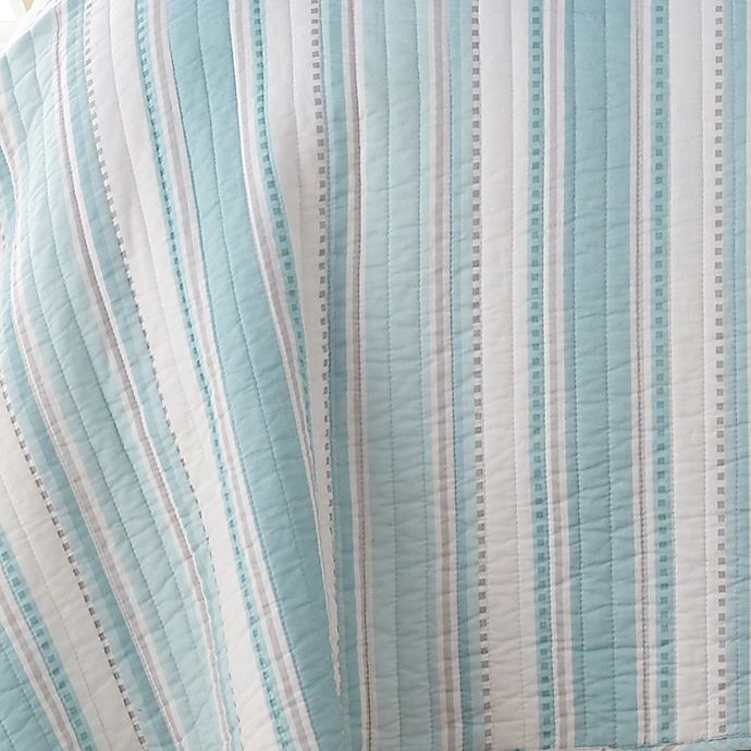 slide 3 of 3, Levtex Home Cape Coral King Quilt Set - Teal, 3 ct