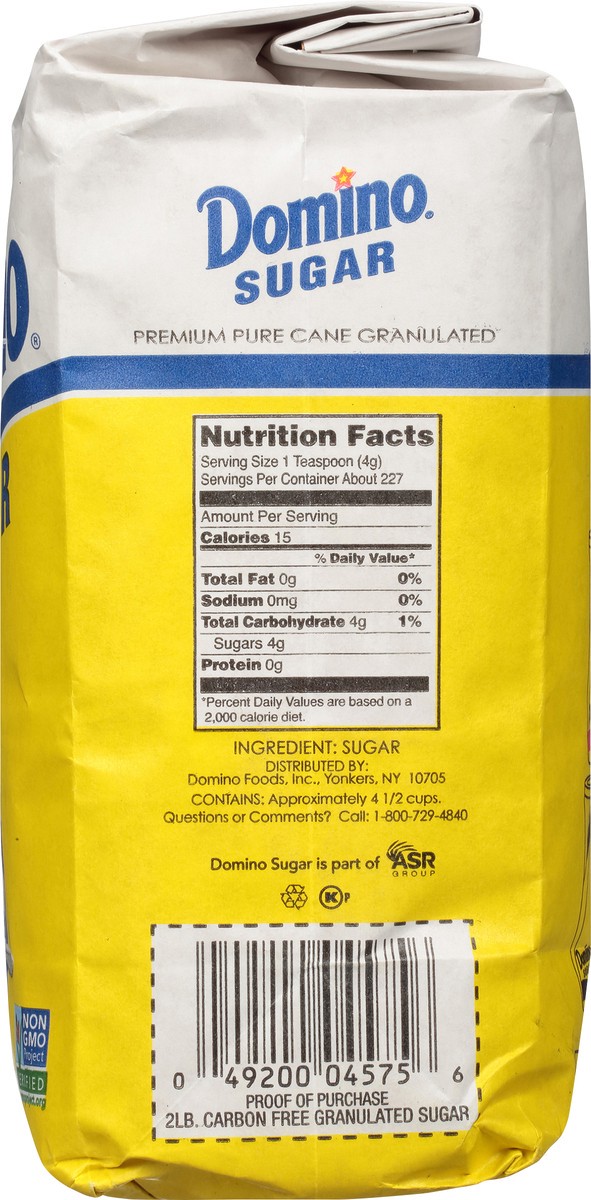 slide 6 of 9, Domino Granulated Sugar, 2 lb