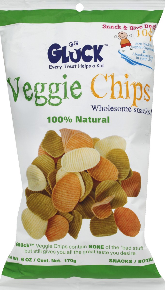 slide 3 of 6, Gluck Veggie Chips 6 oz, 6 oz