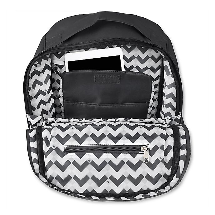 slide 2 of 6, Fisher-Price Morgan Quilted Backpack - Black, 1 ct