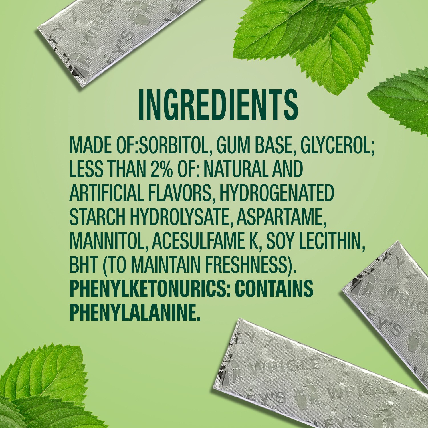 slide 8 of 8, Doublemint Sugar Free Gum 6 ea, 6 ct