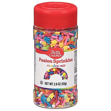 slide 1 of 1, Betty Crocker Rainbow Fusion Sprinkles - 2.9 OZ, 2.9 oz