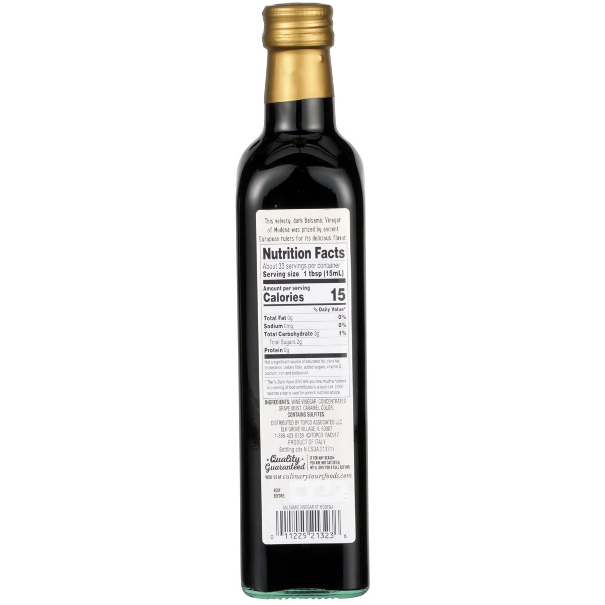 slide 9 of 9, Culinary Tours Balsamic Vinegar Of Modena, 17 fl oz