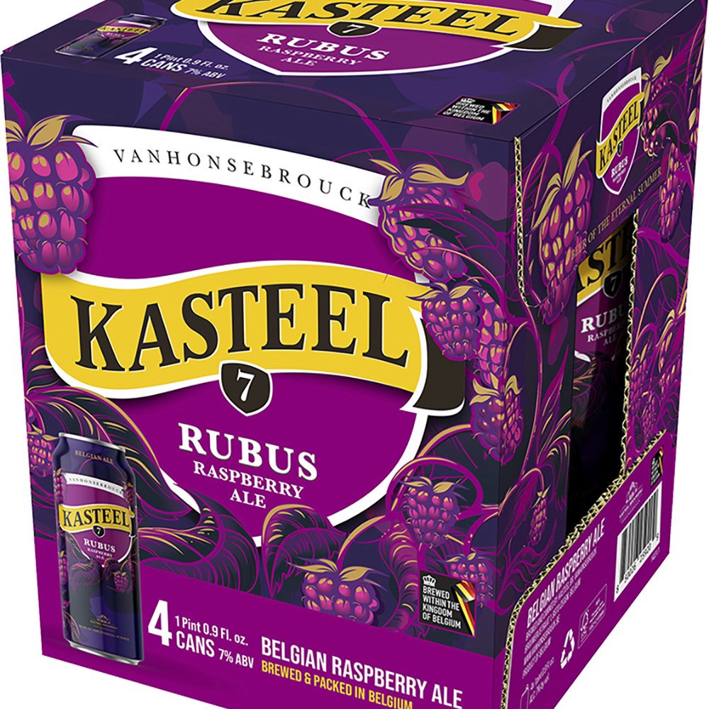 slide 1 of 1, Kasteel Rubus Raspberry Ale - 4 ct; 16.9 oz, 4 ct; 16.9 oz