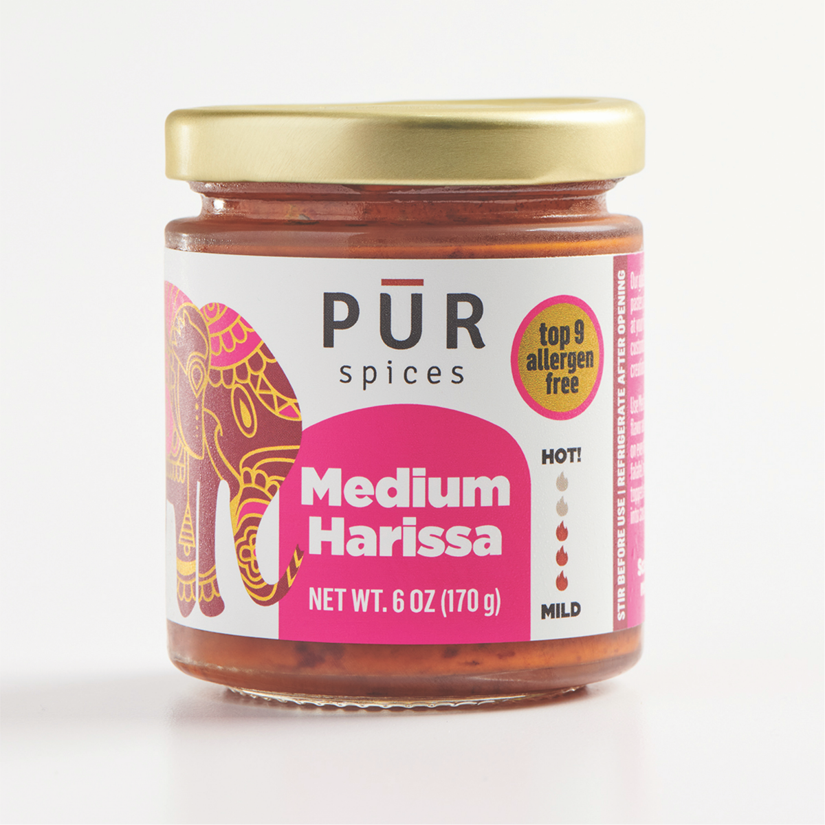 slide 1 of 1, PUR Spices Medium Harissa 6oz, 6 oz