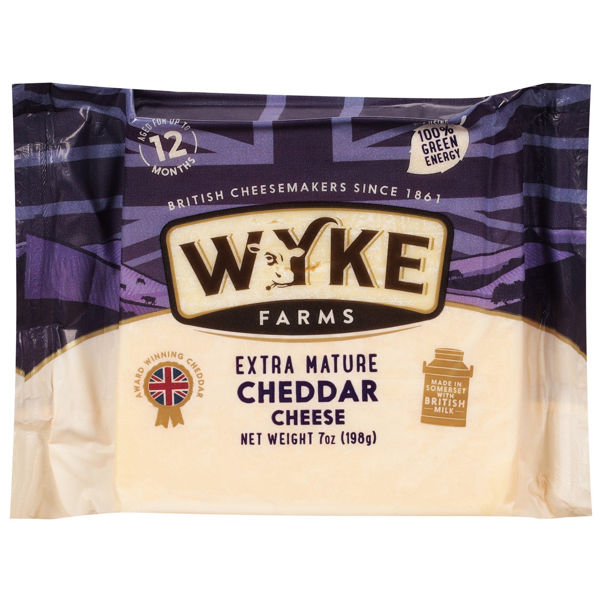slide 1 of 12, Wyke Farm's Extra Mature Cheddar Cheese 7 oz, 7 oz