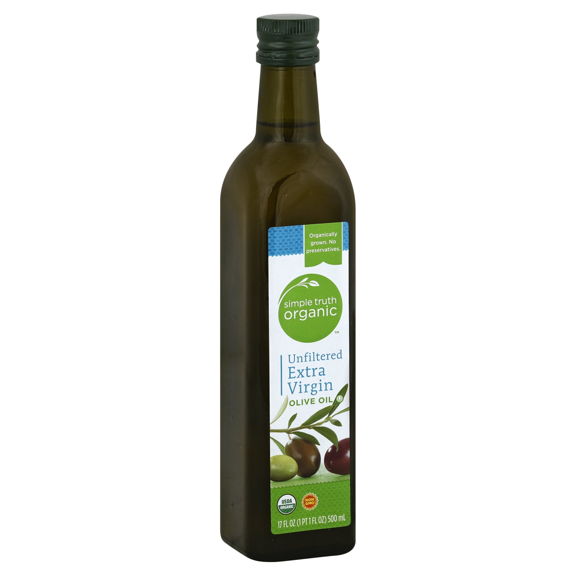 slide 1 of 1, Simple Truth Organic Unfiltered Extra Virgin Olive Oil, 17 fl oz