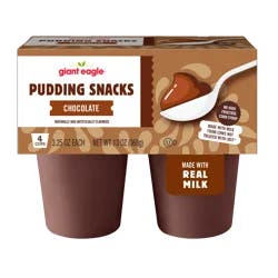 Giant Eagle Chocolate Pudding Snacks