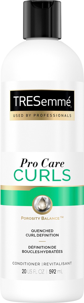 slide 3 of 5, TRESemmé Pro Care Curls Conditioner, 20 oz, 20 fl oz