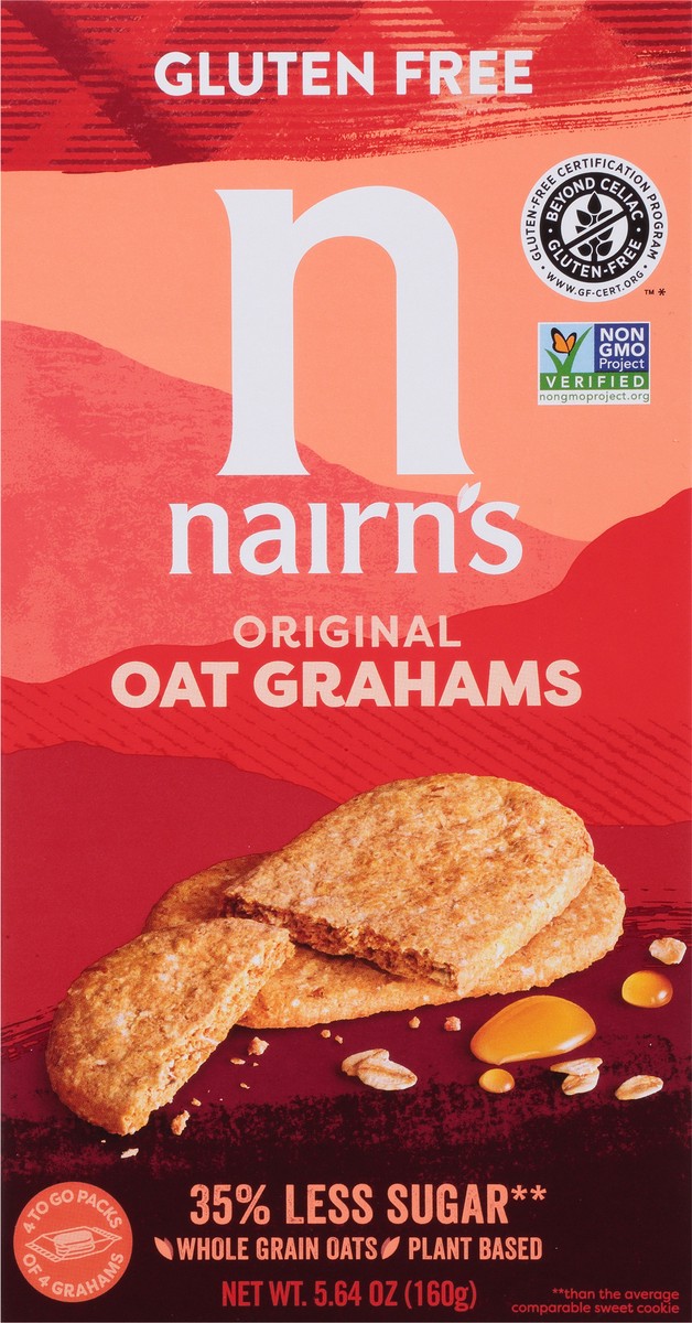 slide 7 of 9, Nairn's Gluten Free Original Oat Grahams 4 ea, 4 ct