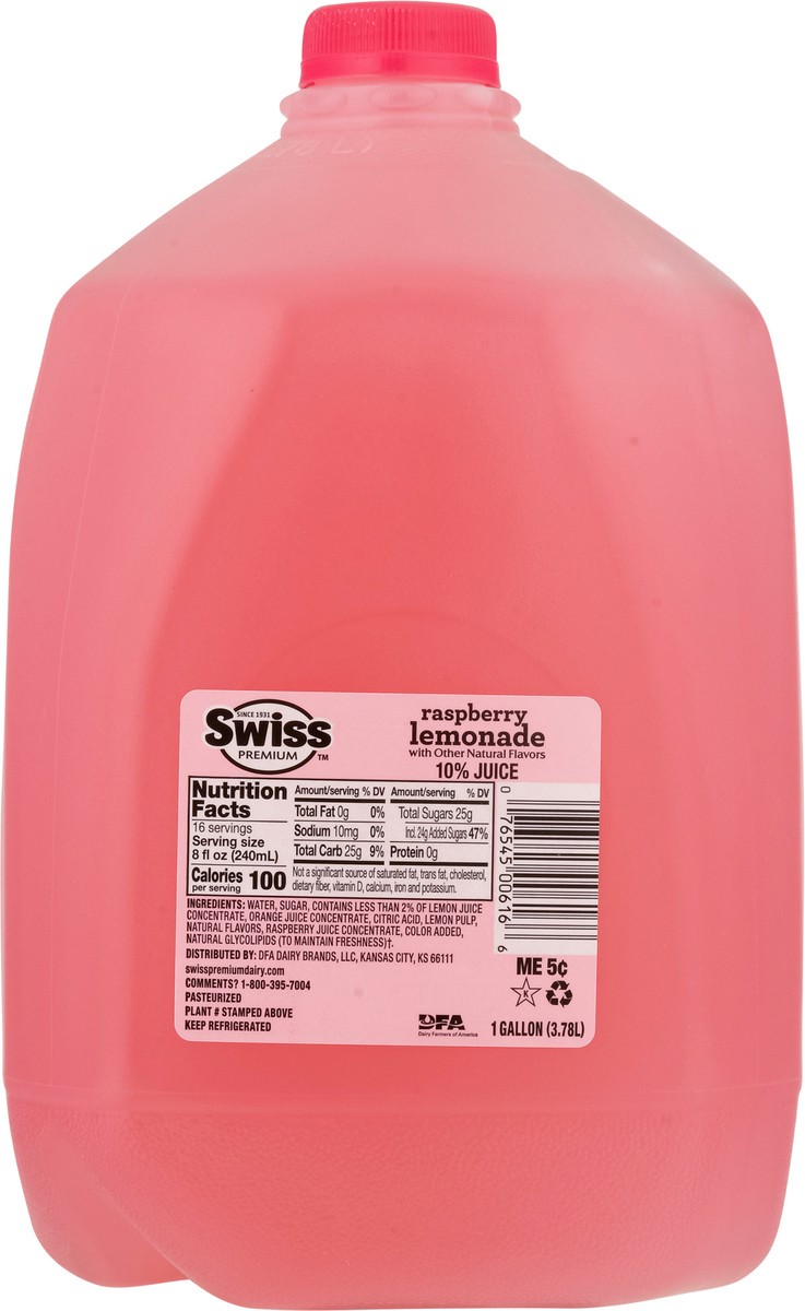 slide 14 of 14, Swiss Premium Raspberry Lemonade - 1 gal, 1 gal