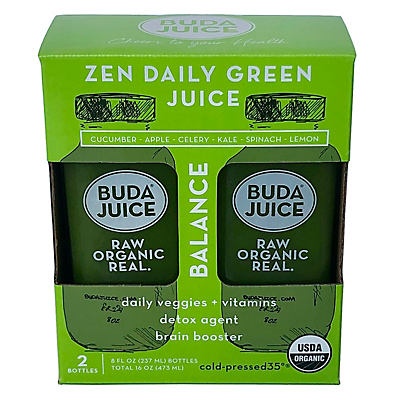 slide 1 of 1, Buda Juice Zen Daily Green- 2 ct, 2 ct