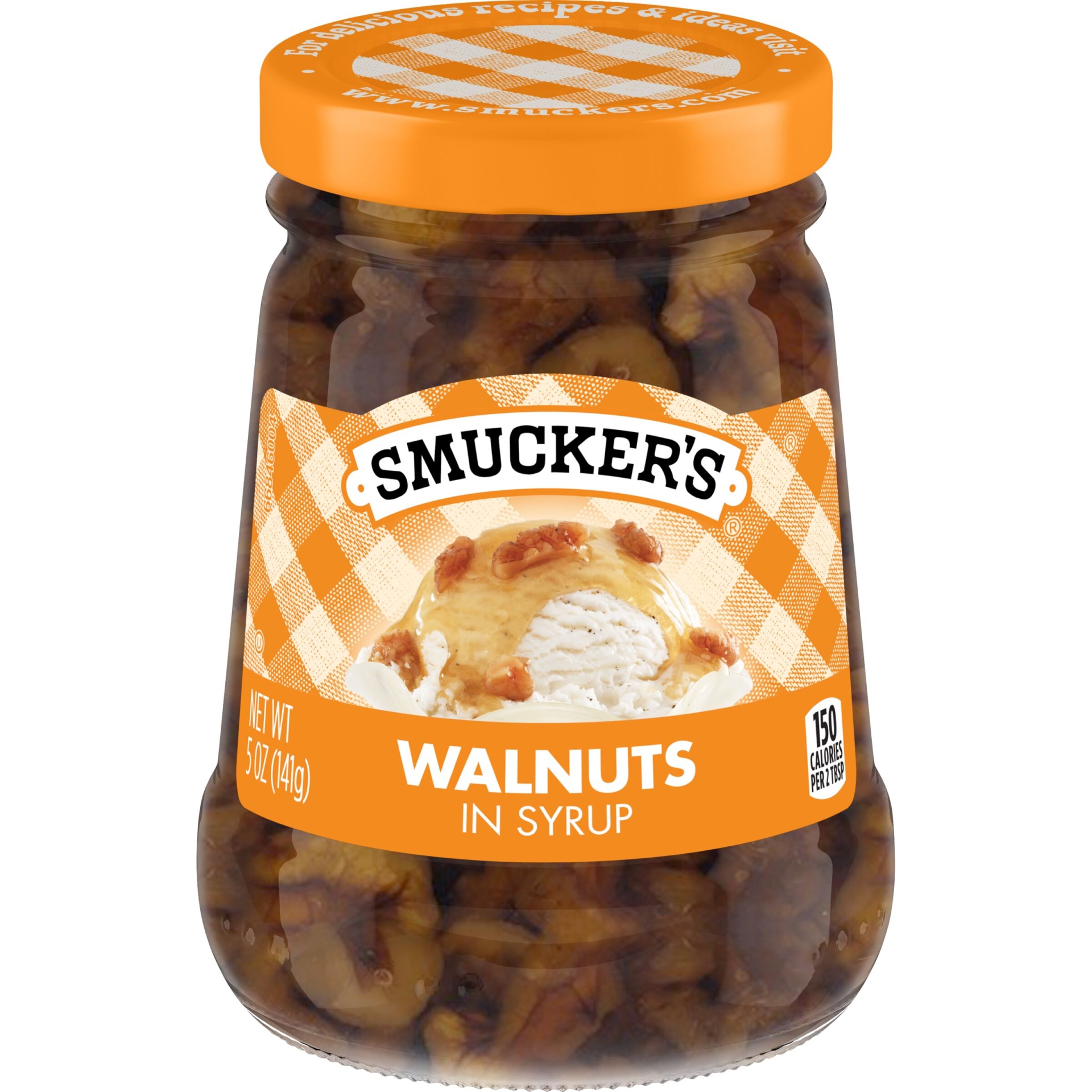 slide 1 of 9, Smucker's Walnuts in Syrup Spoonable Topping, 5 oz