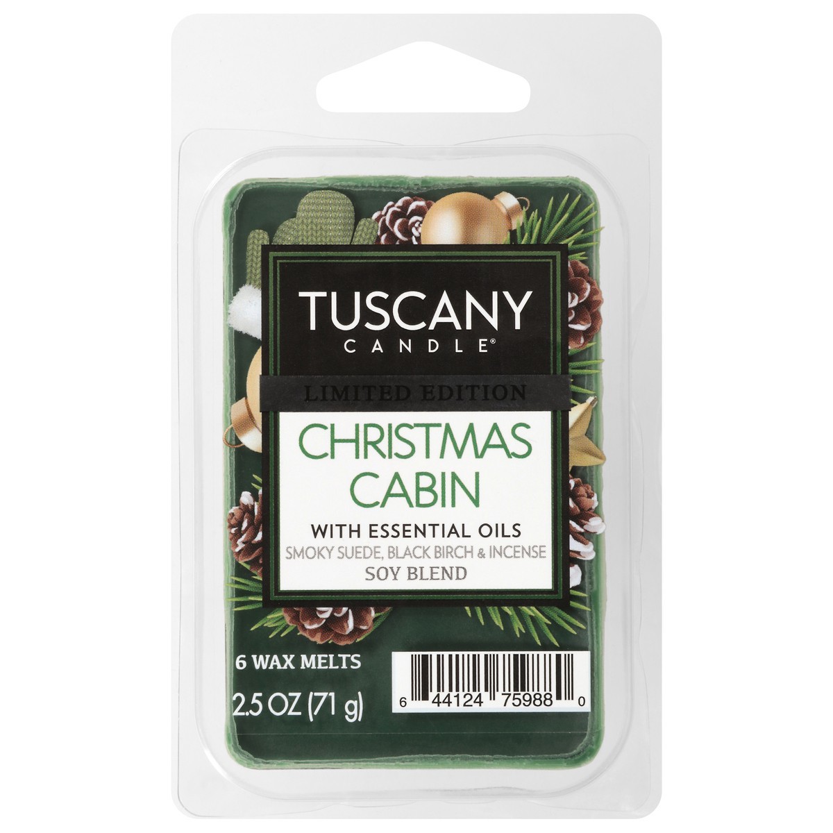 slide 2 of 4, Tuscany Candle Christmas Cabin Wax Melts 6 Each, 6 ct