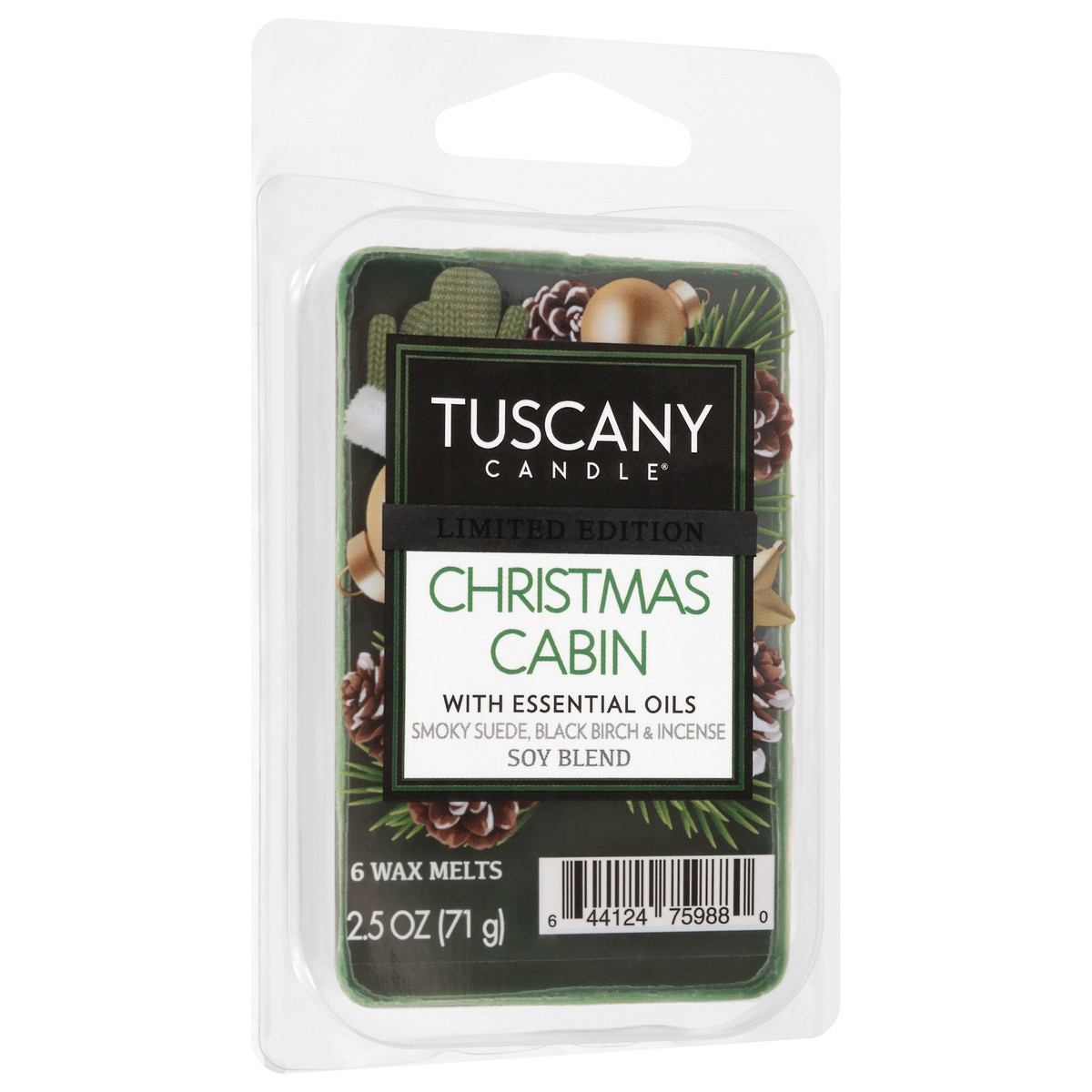 slide 3 of 4, Tuscany Candle Christmas Cabin Wax Melts 6 Each, 6 ct