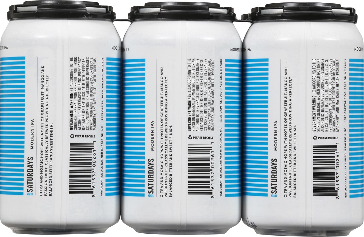 slide 8 of 11, R&D Brewing Modern IPA Seven Saturdays Beer 6 - 12 oz Cans, 1 ct