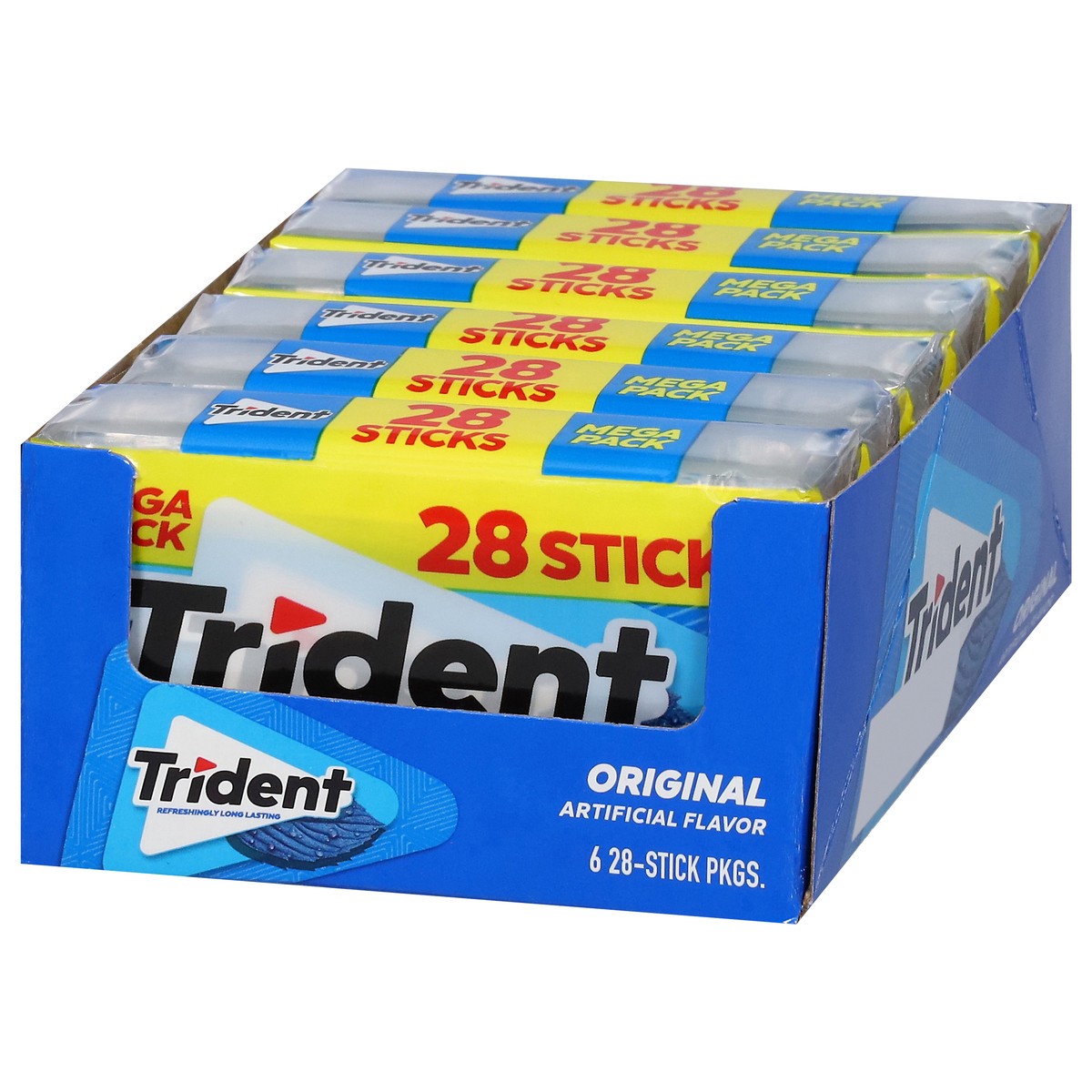 slide 2 of 4, Trident Mega Pack Original, 6 ct