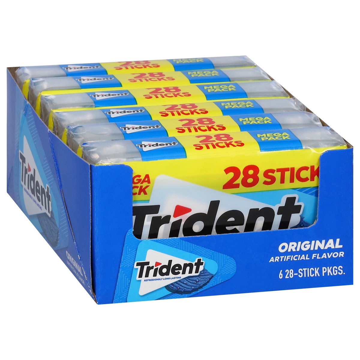 slide 3 of 4, Trident Mega Pack Original, 6 ct