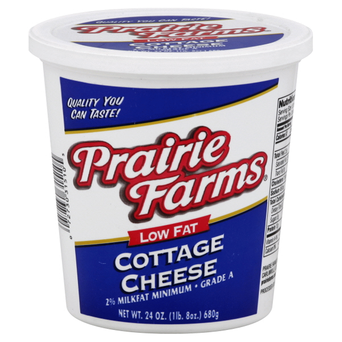 slide 1 of 1, Prairie Farms Low Fat Cottage Cheese 2% Milkfat, 24 oz