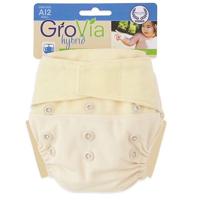 slide 1 of 1, GroVia Diaper Cover Shell - Vanilla, 1 ct