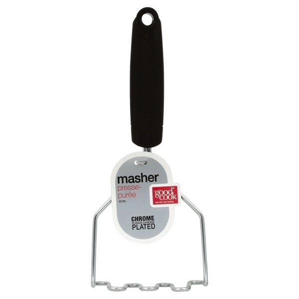 slide 1 of 1, Good Cook Classic Chrome Potato Masher, 1 ct