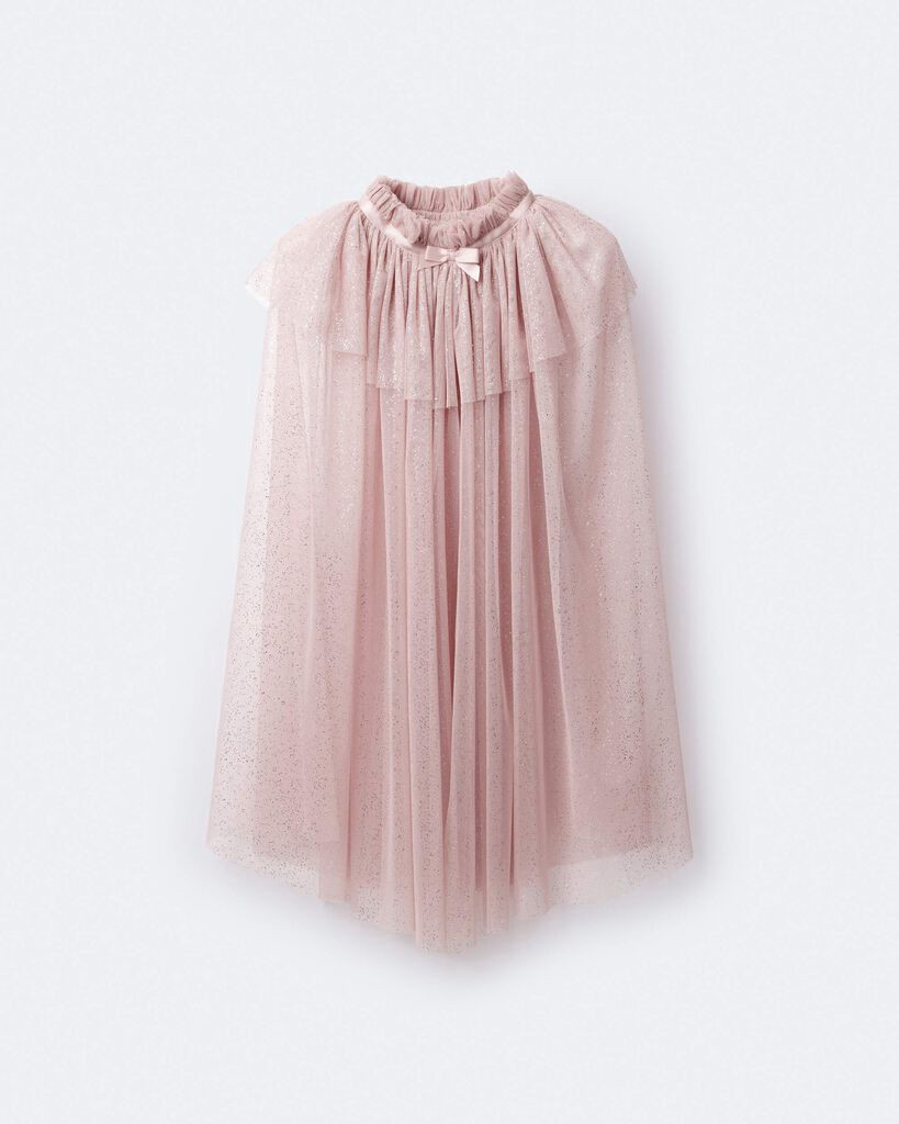 slide 5 of 6, Otteravenue Toddler Girl Confetti Dress Up Cape - Light Pink Light Pink 3T-UP, 1 ct