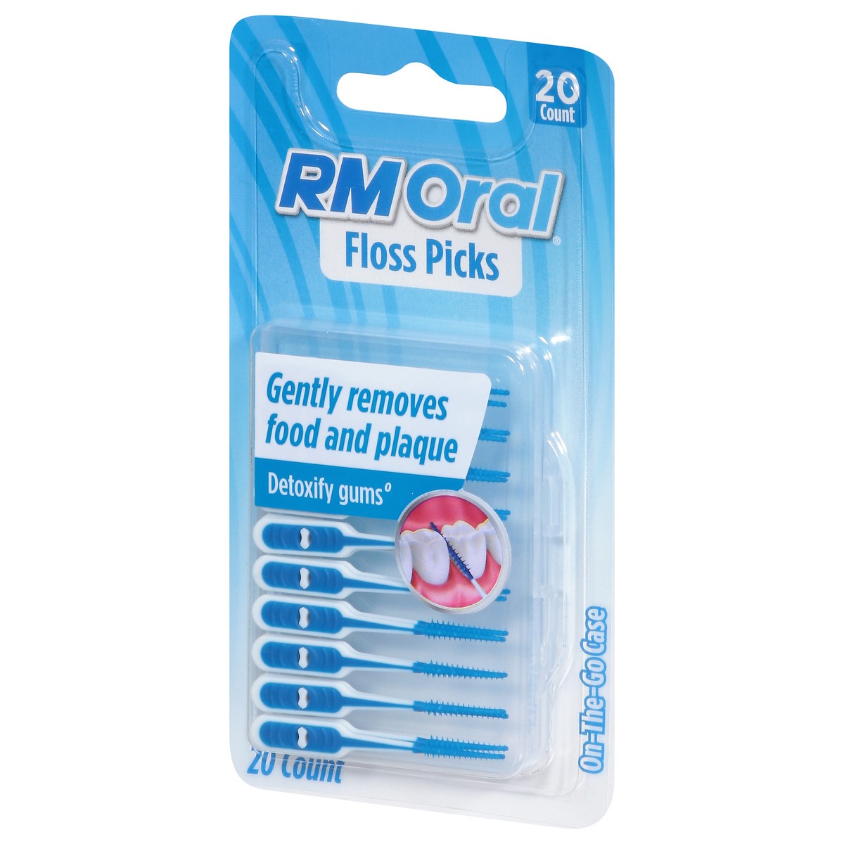 slide 3 of 12, RM Oral Floss Picks 20 ea, 20 ct