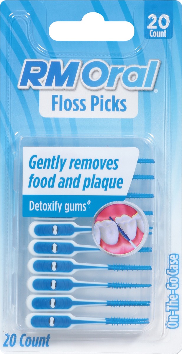 slide 7 of 12, RM Oral Floss Picks 20 ea, 20 ct