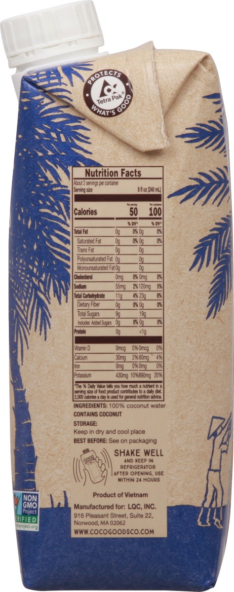 slide 14 of 14, Coco Goods Coconut Water - Original - 16.89 fl oz, 16.9 oz