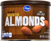 slide 1 of 1, Kroger Salted & Roasted Almonds, 10 oz