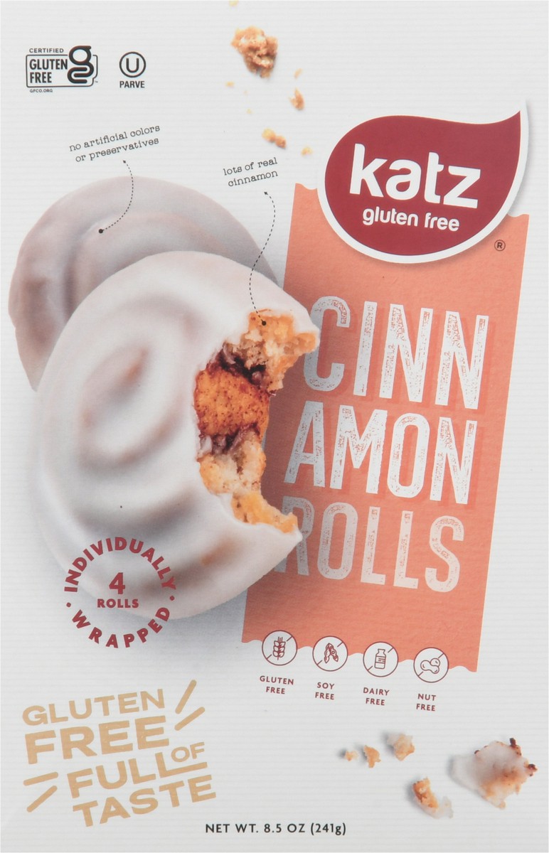 slide 8 of 9, Katz Gluten Free Cinnamon Rolls 4 ea, 4 ct