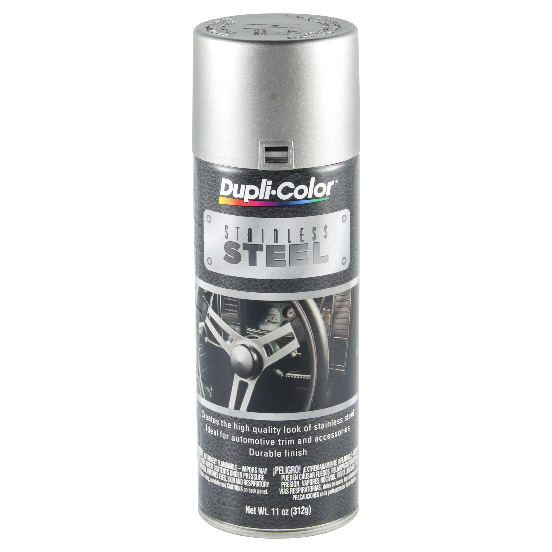 slide 1 of 4, Dupli-Color Stainless Steal Aerosol SS100, 11 oz